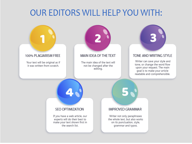 Our Editors will help you with